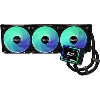 Chłodzenie wodne ASRock Challenger 360 Digital 3x120mm Chłodzenie wodne ASRock Challenger 360 Digital 3x120mm