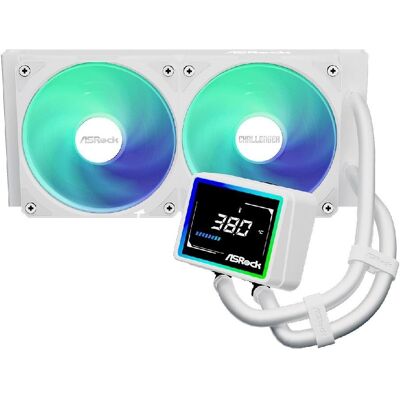 Chłodzenie wodne ASRock Challenger White 240 Digital 2x120mm Chłodzenie wodne ASRock Challenger White 240 Digital 2x120mm