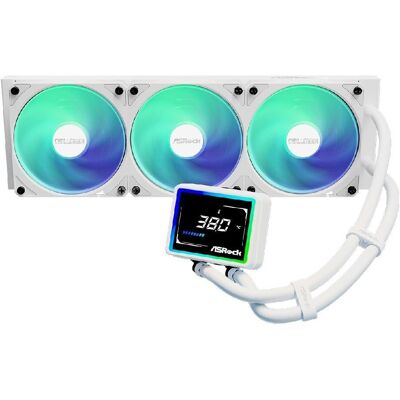 Chłodzenie wodne ASRock Challenger White 360 Digital 3x120mm Chłodzenie wodne ASRock Challenger White 360 Digital 3x120mm