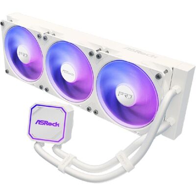 Chłodzenie wodne ASRock Pro White 360 ARGB 3x120mm Chłodzenie wodne ASRock Pro White 360 ARGB 3x120mm