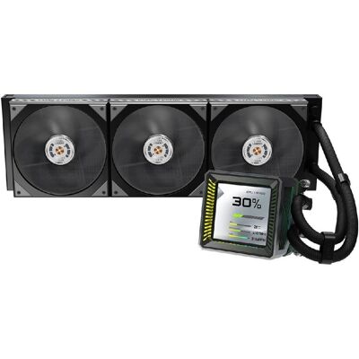 Chłodzenie wodne ASRock Steel Legend Dark 360 LCD 3x120mm Chłodzenie wodne ASRock Steel Legend Dark 360 LCD 3x120mm