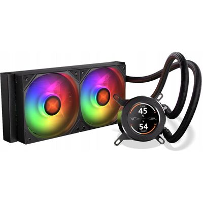 Inny producent Chłodzenie wodne KRUX HydroGlance 240 ARGB LCD (KRXE003) 120 mm Inny producent Chłodzenie wodne KRUX HydroGlance 240 ARGB LCD (KRXE003) 120 mm