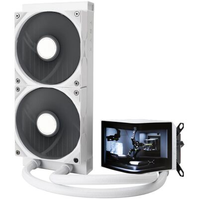 Inny producent Chłodzenie wodne Tryx Panorama 240mm White wyświetlacz 3D AMOLED (L-P240N-DS2M-G0W) Inny producent Chłodzenie wodne Tryx Panorama 240mm White wyświetlacz 3D AMOLED (L-P240N-DS2M-G0W)