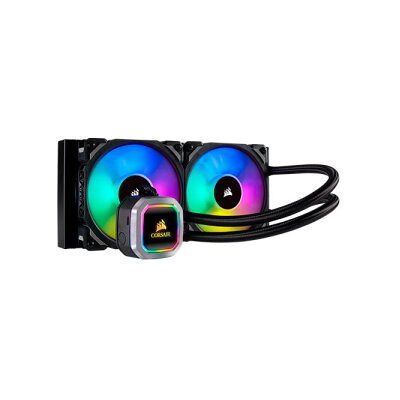 Corsair Hydro 100i RGB Platinum, seria Hydro, chłodnica 240 mm (podwójne wentylatory ML PRO 120 mm RGB PWM, zaawansowane oświetlenie RGB i sterowanie Corsair Hydro 100i RGB Platinum, seria Hydro, chłodnica 240 mm (podwójne wentylatory ML PRO 120 mm RGB PWM, zaawansowane oświetlenie RGB i sterowanie
