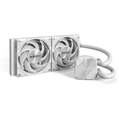 Montech Hyper Flow Silent 240 White zestaw AIO Montech Hyper Flow Silent 240 White zestaw AIO