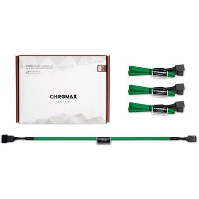 Noctua Chromax Na-Sec1.Green Przedłużacz 4-Pin Pwm 30cm 4 Szt. Noctua Chromax Na-Sec1.Green Przedłużacz 4-Pin Pwm 30cm 4 Szt.