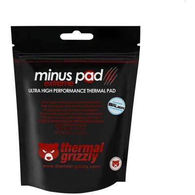 Inny producent Thermal Grizzly Minus Pad Extreme 2 - podkładka termoprzewodząca 100x100x1 mm Inny producent Thermal Grizzly Minus Pad Extreme 2 - podkładka termoprzewodząca 100x100x1 mm