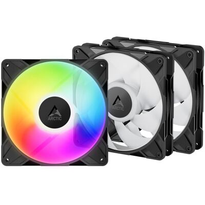 Wentylator Arctic P14 Pro ARGB PWM PST Black 140mm, zestaw 3szt (ACFAN00320A) Wentylator Arctic P14 Pro ARGB PWM PST Black 140mm, zestaw 3szt (ACFAN00320A)