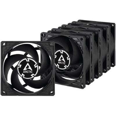Wentylator Arctic P8 Silent Czarny 80mm (zestaw 5 szt) Wentylator Arctic P8 Silent Czarny 80mm (zestaw 5 szt)