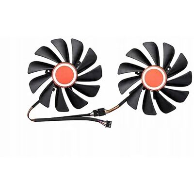 Pine XFX Wentylator CF1010U12S karty graficznej GPU do XFX RX 570 RX 580 RX 590 Pine XFX Wentylator CF1010U12S karty graficznej GPU do XFX RX 570 RX 580 RX 590