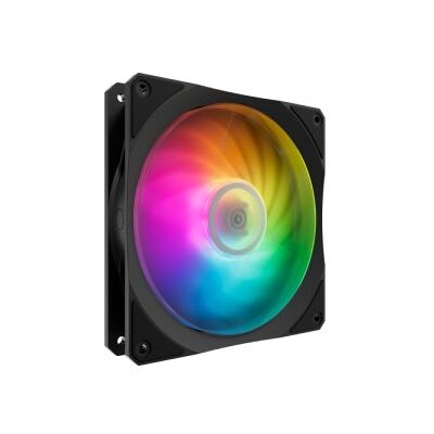 Wentylator chłodnicy Cooler Master Mobius 140P ARGB — konstrukcja pierścieniowa (PWM), dynamiczny system łożysk Loop (maks. 76,5 CFM, 2,3 mmH2O, 30 dB Wentylator chłodnicy Cooler Master Mobius 140P ARGB — konstrukcja pierścieniowa (PWM), dynamiczny system łożysk Loop (maks. 76,5 CFM, 2,3 mmH2O, 30 dB
