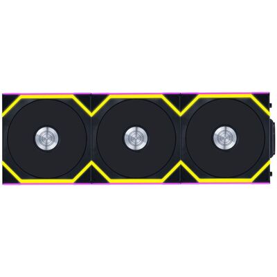 Lian-Li Wentylator Lian Li UNI FAN SL Wireless ARGB PWM 120mm Black 3 sztuki i kontroler (12SL1W3B) Lian-Li Wentylator Lian Li UNI FAN SL Wireless ARGB PWM 120mm Black 3 sztuki i kontroler (12SL1W3B)