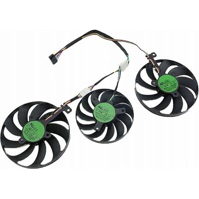 Inny producent Wentylator T129215BU karty graficznej ASUS TUF3 RX 5700XT 5700 5600 Inny producent Wentylator T129215BU karty graficznej ASUS TUF3 RX 5700XT 5700 5600