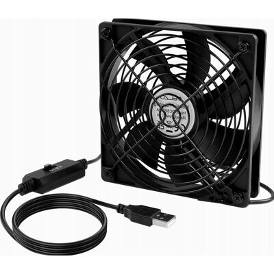 Inny producent WENTYLATOR USB 120MM 5V CHŁODZENIE KOMPUTERA PRZENOŚNY METALOWY Inny producent WENTYLATOR USB 120MM 5V CHŁODZENIE KOMPUTERA PRZENOŚNY METALOWY