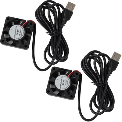 Inny producent Wentylator 2 Sztuki Usb Ciche Chłodzenie Komputera 40x40x10 Mm Drukarka Inny producent Wentylator 2 Sztuki Usb Ciche Chłodzenie Komputera 40x40x10 Mm Drukarka