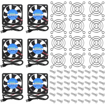 Inny producent Wentylator 6 Sztuk 50x50x10 Mm Usb 5v Cicha Praca Chłodzenie Uniwersalne Inny producent Wentylator 6 Sztuk 50x50x10 Mm Usb 5v Cicha Praca Chłodzenie Uniwersalne