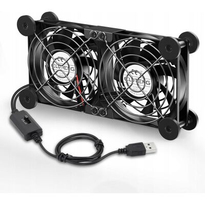 Inny producent Wentylator Usb 80mm 5v Podwójny Chłodzenie Konsoli Komputera Inny producent Wentylator Usb 80mm 5v Podwójny Chłodzenie Konsoli Komputera