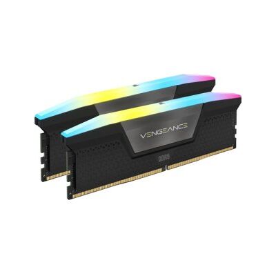 Corsair VENGEANCE RGB DDR5 RAM 32 GB (2x16 GB) 6000 MHz CL36 Kompatybilna pamięć komputerowa Intel XMP iCUE - czarna (CMH32GX5M2E6000C36) Corsair VENGEANCE RGB DDR5 RAM 32 GB (2x16 GB) 6000 MHz CL36 Kompatybilna pamięć komputerowa Intel XMP iCUE - czarna (CMH32GX5M2E6000C36)