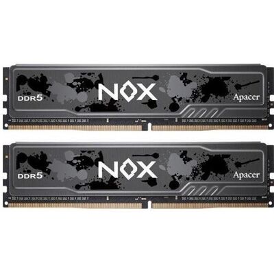 Pamięć DDR5 Apacer NOX 32GB (2x16GB) 5200MHz CL40 1,25V Black Pamięć DDR5 Apacer NOX 32GB (2x16GB) 5200MHz CL40 1,25V Black