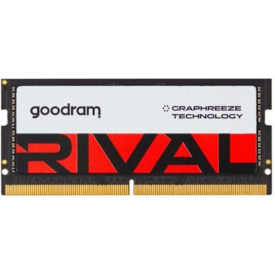 Pamięć Ram Sodimm Ddr5 Goodram Rival Graphreeze 16gb 5600mhz Cl40 1.1v, Czarno-Czerwona Pamięć Ram Sodimm Ddr5 Goodram Rival Graphreeze 16gb 5600mhz Cl40 1.1v, Czarno-Czerwona