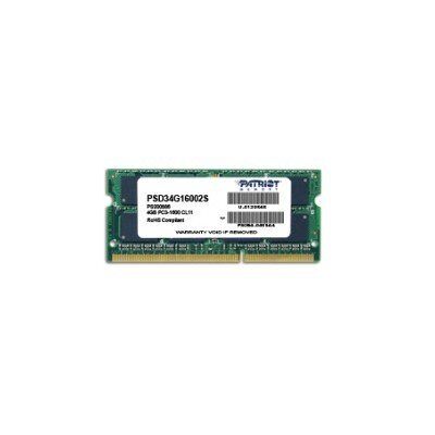 Pamięć Sodimm Ddr3 Patriot, 4 Gb, 1600 Mhz, 11 Cl Pamięć Sodimm Ddr3 Patriot, 4 Gb, 1600 Mhz, 11 Cl