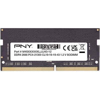 PNY Pamięć 16GB DDR4 2666 SO-DIMM MN16GSD42666-SB PNY Pamięć 16GB DDR4 2666 SO-DIMM MN16GSD42666-SB