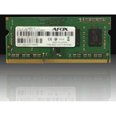 Moduł pamięci Afox 8GB DDR3 SO-DIMM - Pamięć Moduł pamięci Afox 8GB DDR3 SO-DIMM - Pamięć