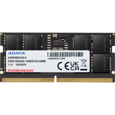 Adata Sodimm 16gb Ddr5 5600mhz Pamięć Ram Do Laptopa Adata Sodimm 16gb Ddr5 5600mhz Pamięć Ram Do Laptopa