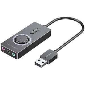 VENTION Zewnętrzna karta dźwiękowa USB 2.0 1m VENTION Zewnętrzna karta dźwiękowa USB 2.0 1m