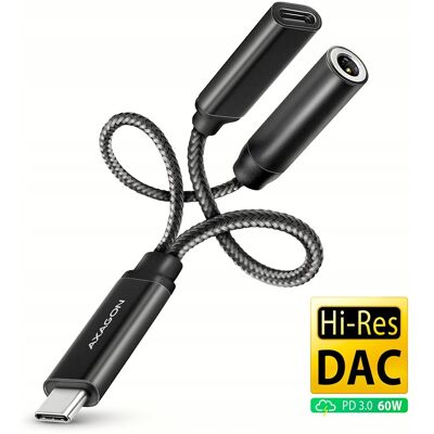 Inny producent Karta dźwiękowa/Adapter dźwięku Axagon USB-C 384kHz/32-bit DAC 3,5 mm (F) H Inny producent Karta dźwiękowa/Adapter dźwięku Axagon USB-C 384kHz/32-bit DAC 3,5 mm (F) H