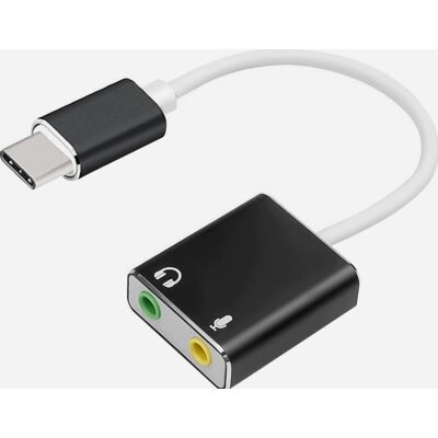 Inny producent Karta Dźwiękowa Stereo Zewnętrzna Usb C Adapter Wejście 35 Mm Jakość Inny producent Karta Dźwiękowa Stereo Zewnętrzna Usb C Adapter Wejście 35 Mm Jakość