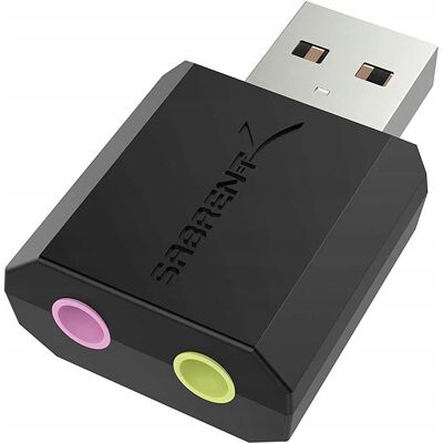 Inny producent Sabrent Au-Mmsa Karta Dzwiękowa Usb Zewnętrzna Aux 3,5mm Pc Pm111 * Inny producent Sabrent Au-Mmsa Karta Dzwiękowa Usb Zewnętrzna Aux 3,5mm Pc Pm111 *