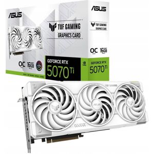 Karta graficzna ASUS TUF GAMING RTX 5070 Ti 16GB OC WH. Karta graficzna ASUS TUF GAMING RTX 5070 Ti 16GB OC WH.