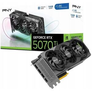 Karta graficzna PNY GeForce RTX 5070 Ti Triple Fan 16GB DLSS 4 OC Karta graficzna PNY GeForce RTX 5070 Ti Triple Fan 16GB DLSS 4 OC