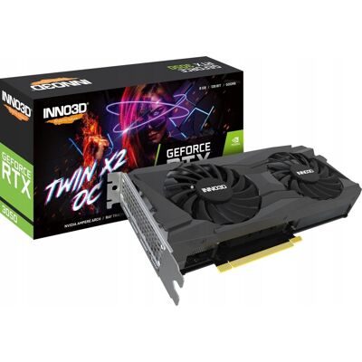 Inny producent Inno3D GeForce RTX 3050 Twin X2 6GB GDDR6 Inny producent Inno3D GeForce RTX 3050 Twin X2 6GB GDDR6