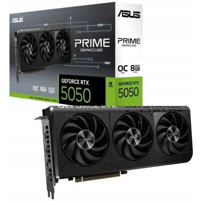 Karta graficzna ASUS GeForce RTX 5050 PRIME OC 8GB DLSS 4 Karta graficzna ASUS GeForce RTX 5050 PRIME OC 8GB DLSS 4