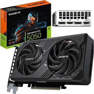 Karta graficzna Gigabyte GeForce RTX 5050 8GB OC GDDR6 DLSS4 PCIe5.0 Gaming Karta graficzna Gigabyte GeForce RTX 5050 8GB OC GDDR6 DLSS4 PCIe5.0 Gaming