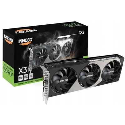 Microsoft Karta graficzna INNO3D GeForce RTX 5070 Ti X3 16GB DLSS 4 Microsoft Karta graficzna INNO3D GeForce RTX 5070 Ti X3 16GB DLSS 4