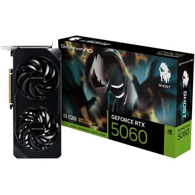 Inny producent Karta graficzna NVIDIA Gainward GeForce RTX 5060 Ghost OC 8GB GDDR7 DLSS4 Inny producent Karta graficzna NVIDIA Gainward GeForce RTX 5060 Ghost OC 8GB GDDR7 DLSS4