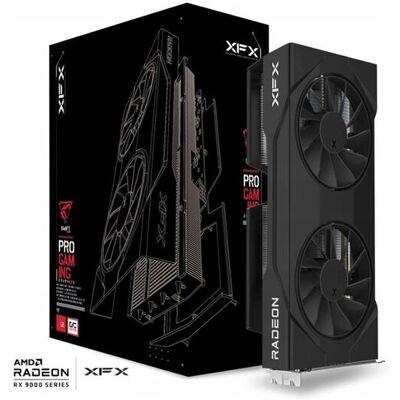 Pine XFX Karta graficzna XFX Swift RX 9060XT OC 16GB Pine XFX Karta graficzna XFX Swift RX 9060XT OC 16GB