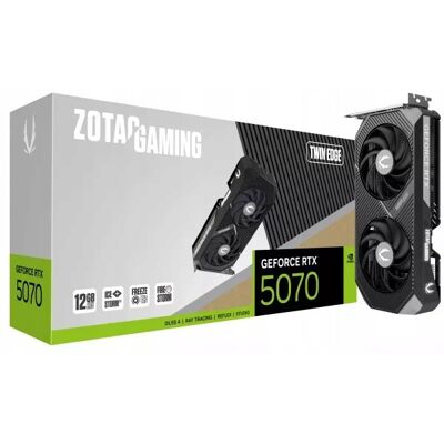Karta graficzna ZOTAC GAMING RTX 5070 Twin Edge 12G Karta graficzna ZOTAC GAMING RTX 5070 Twin Edge 12G