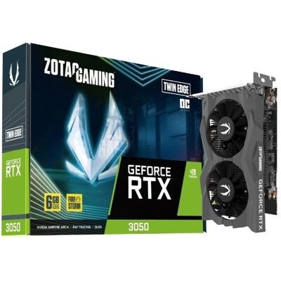 Inny producent Karta graficzna Zotac GeForce RTX 3050 Twin Edge OC 6GB GDDR6 96bit DLSS Inny producent Karta graficzna Zotac GeForce RTX 3050 Twin Edge OC 6GB GDDR6 96bit DLSS