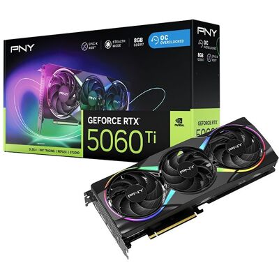 PNY Karta graficzna GeForce RTX5060Ti OC 8G RGB VCG5060T8TFXXPB1-O PNY Karta graficzna GeForce RTX5060Ti OC 8G RGB VCG5060T8TFXXPB1-O