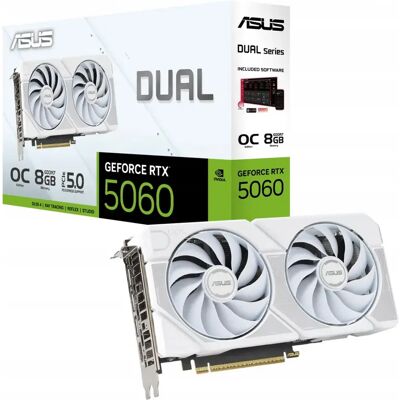Karta Graficzna Asus Nvidia Geforce Dual Rtx5060 Oc 8gb Gddr7 Karta Graficzna Asus Nvidia Geforce Dual Rtx5060 Oc 8gb Gddr7