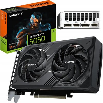 Karta Graficzna Gigabyte Geforce Rtx 5050 8gb Oc Gddr6 Dlss4 Pcie5.0 Gaming Karta Graficzna Gigabyte Geforce Rtx 5050 8gb Oc Gddr6 Dlss4 Pcie5.0 Gaming