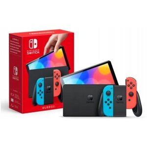 Konsola Nintendo Switch Oled Wielokolorowy Red Blue Gra Multiplayer Konsola Nintendo Switch Oled Wielokolorowy Red Blue Gra Multiplayer