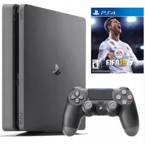 Konsola Sony PlayStation 4 PS4 Slim 1TB czarny Pad Gra Komplet Konsola Sony PlayStation 4 PS4 Slim 1TB czarny Pad Gra Komplet