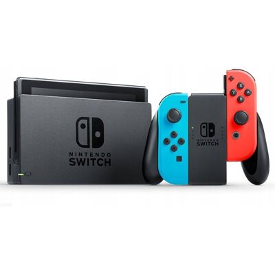 Konsola Nintendo Switch Red Blue v2 Komplet + 64GB Konsola Nintendo Switch Red Blue v2 Komplet + 64GB