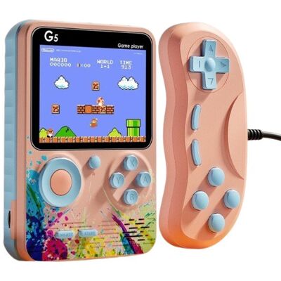 Inny producent Konsola Przenośna Do Gier G5 500 Gier +joystick Róż Inny producent Konsola Przenośna Do Gier G5 500 Gier +joystick Róż