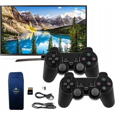 Inny producent KONSOLA RETRO TV 2 BEZPRZEWODOWE PADY + 20 000 GIER 64GB HDMI Inny producent KONSOLA RETRO TV 2 BEZPRZEWODOWE PADY + 20 000 GIER 64GB HDMI